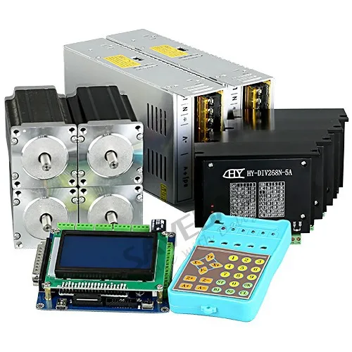 2.5Nm Nema23 Шаговый Мотор ЧПУ Комплект 4 оси 5A TB6600HG Драйвер 36 В 10A PS|supply push|supplies netsupplies cake