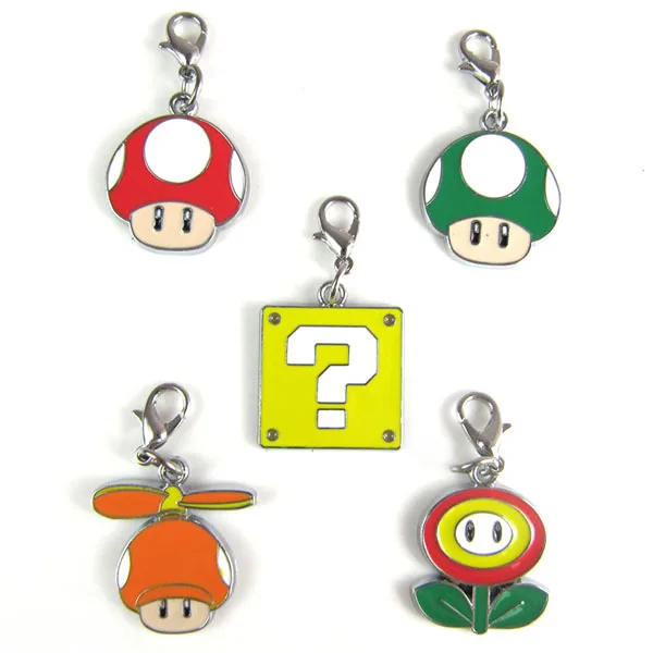Игра Super Mario Bros Luigi cos брелок Модная Новинка Забавный 5 подвеска красочный металлический брелок для ключей маленькие подарки