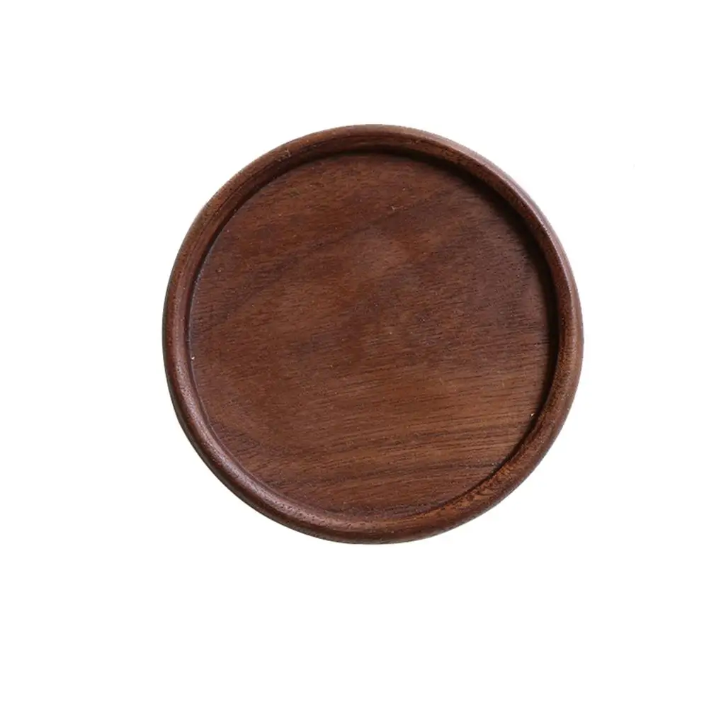

Wooden Cup Coaster Walnut Square Coaster Insulation Mat Pot Mat Solid Trays