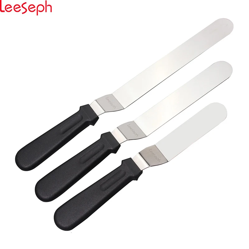 6/8/10/12 inch Angled Spatula Professional Cake Decorating ...