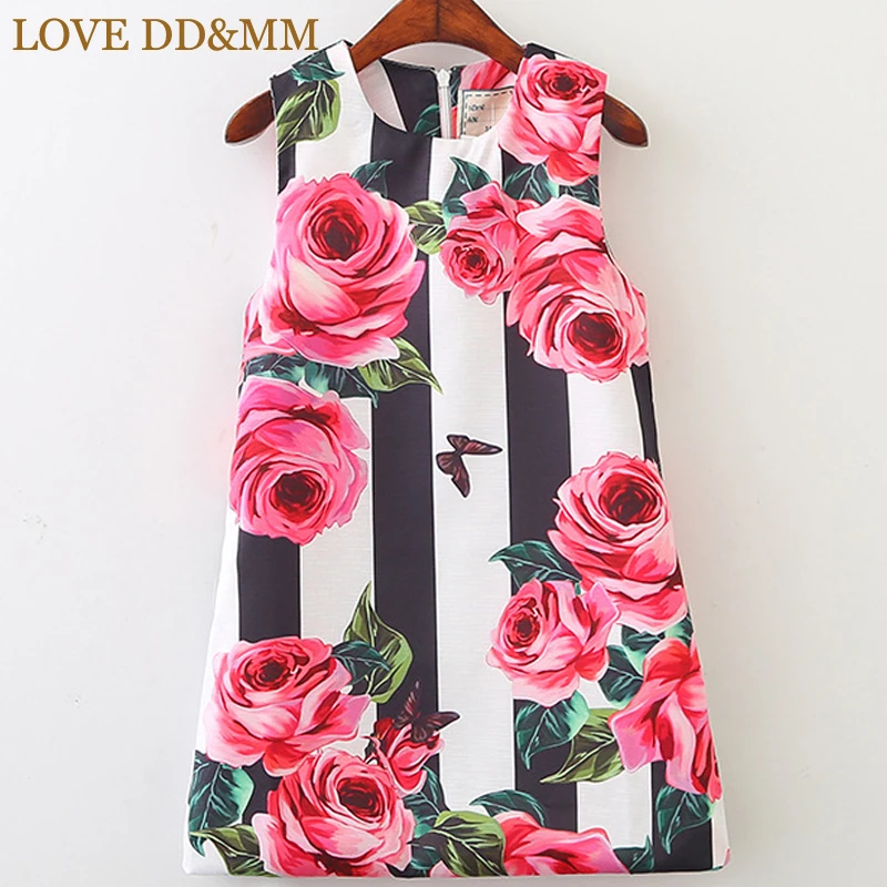 

LOVE DD&MM Girls Dresses 2019 New Children's Clothing Lovely Girl Fruit Flower Dress Childrens Fashion Comfortable Clothes