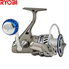 RYOBI 1000-8000 спиннинговая Рыболовная катушка 5,0: 1/5. 1:16+ 1BB CNC ручка Carretes Pesca Carretilha Moulinet Peche