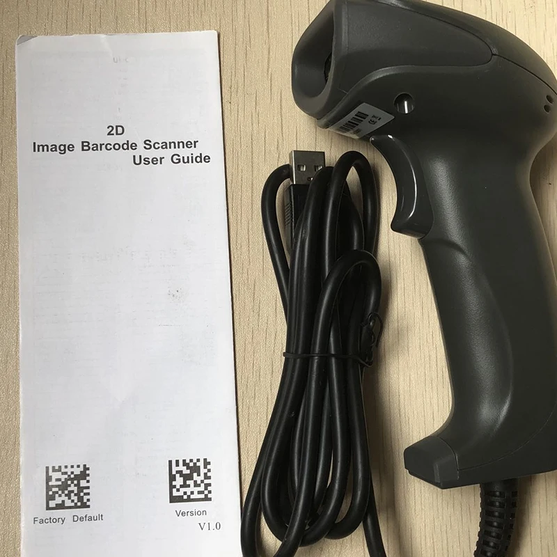 Xeumior ручной проводной 2D сканер штрих кода считыватель инвентаризации код USB для POS