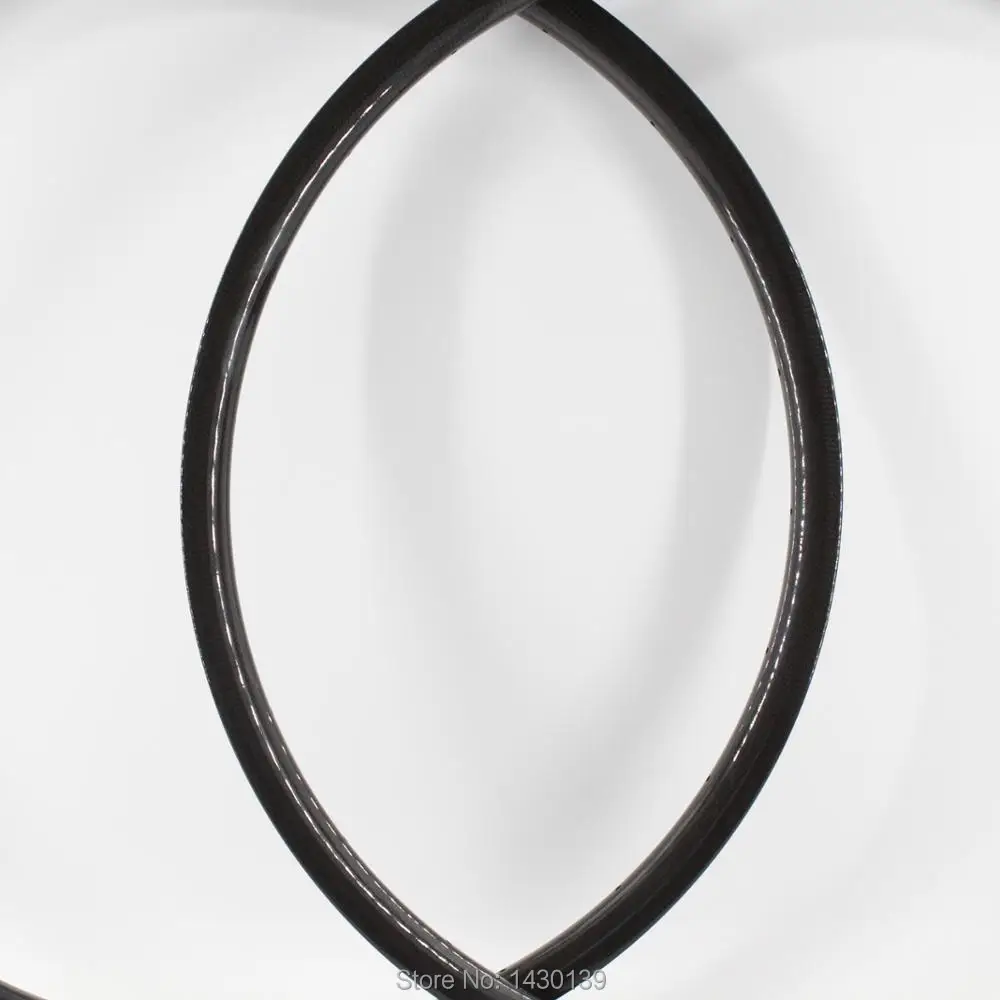 Flash Deal 2Pcs New 27.5" inch clincher rim Mountain bike 3K UD 12K full carbon fibre bicycle wheels rims MTB 27.5er 30mm width Free ship 1