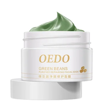 

Face Mask Repair Maquiagem Whitening Mung Bean Make Up Mud Mask Deep Clear Moisturize Face Care Mud Mask Beauty