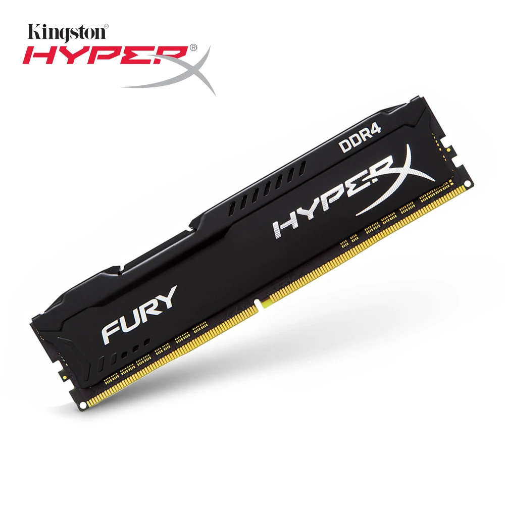 Kingston Memoria ddr4 8 Гб Dimm ОЗУ 4 16 технология HyperX FURY Black CL15 2400 1 2 В (288 pin) Игровые Rams для