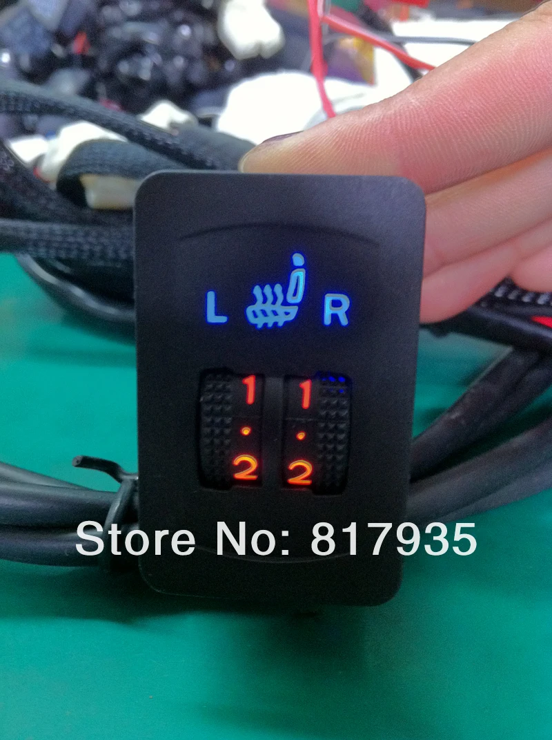 2 seats installed,dual dial 5 level seat heater,heated seat,car seat