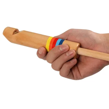

1PCS Kids Wooden Whistle Musical Instrument Educational Toys for Children YH-17