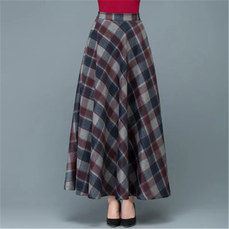 Blue brown Plaid
