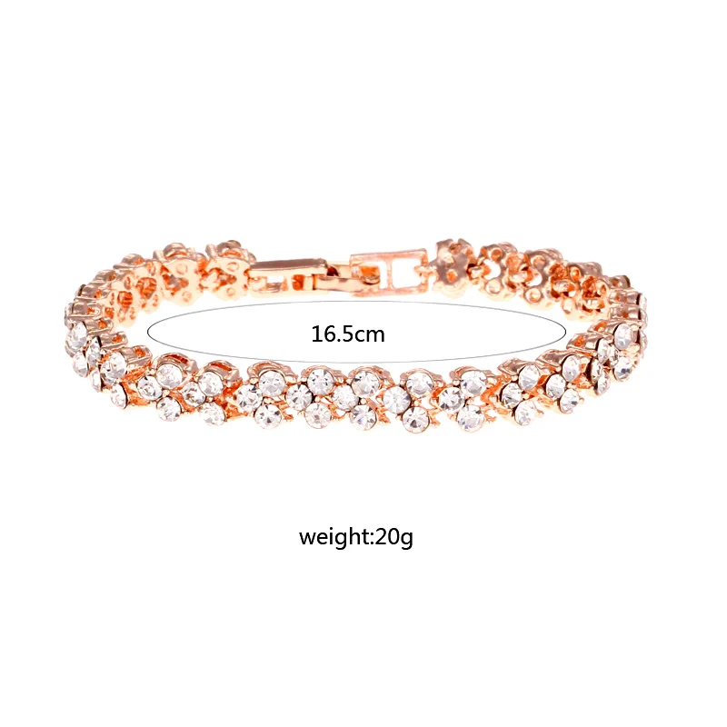 

New Fashion Roman Style Woman Bracelet Wristband Crystal Bracelets Gifts Jewelry Accessories Fantastic Wristlet Trinket Pendant