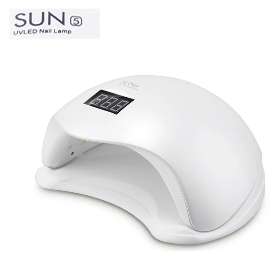 

SUN5 UV Led Nail Lamp 48W with LCD Timer and Bottom Makeup Nail Dryer Polish Machine for Curing Nail Art Tools