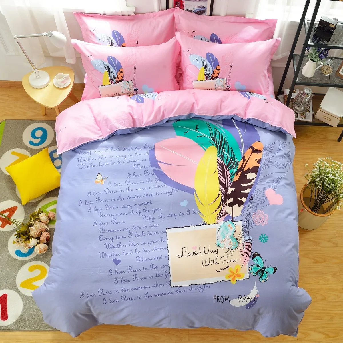 Compare Prices On Cotton Comforter Sets Online Shoppingbuy - New Girls Bedding Set Queen Twin Size Princess Comforter Set Cotton Print Duvet compare prices on cotton comforter sets online shoppingbuy - new girls bedding set queen twin size princess comforter set cotton print duvet