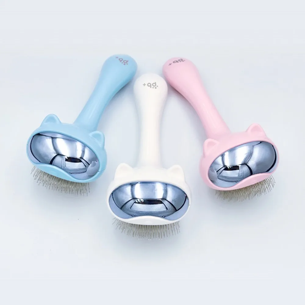 

Professional Dog Comb Hair Deshedding Grooming Pet Space Comb For Dogs Cat Grooming Brush Tool Hair Removal Cleaning