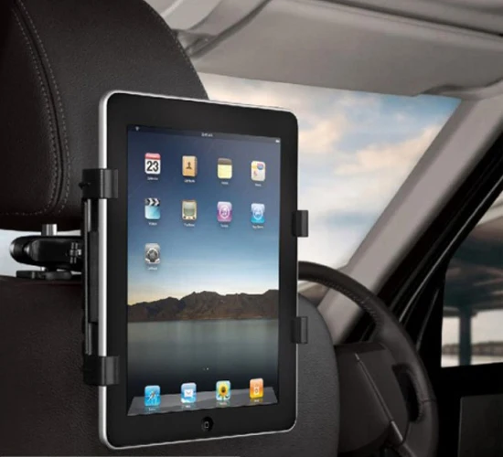 

360 Degree Car Seat Back Pillow Headrest Mount Holder for phone Tablet PC, GPS, Digital Monitors, DVD