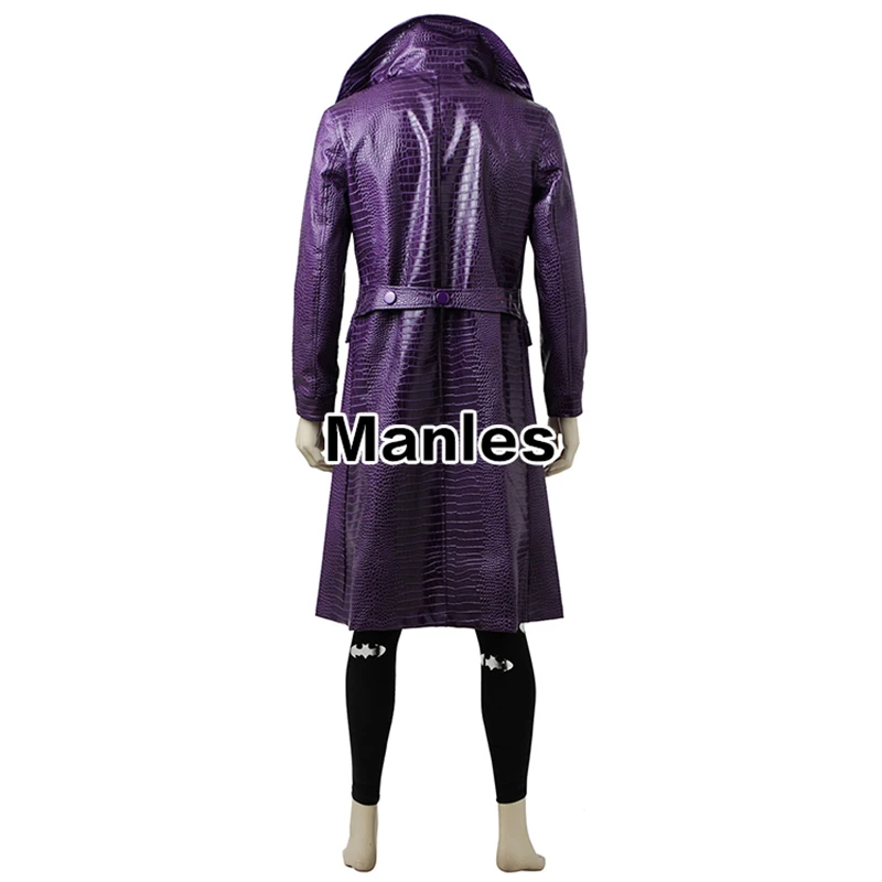 DC Comics Joker Cosplay Costume Batman Joker Costume Cosplay Joker Trench Joker Outfit Halloween Co