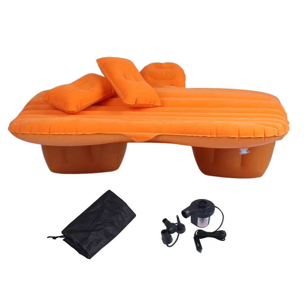 

Car Trucks Rear Back Seat Cover Air Travel Thickened Auto Mattresses Inflatable Bed Cushion For SUV