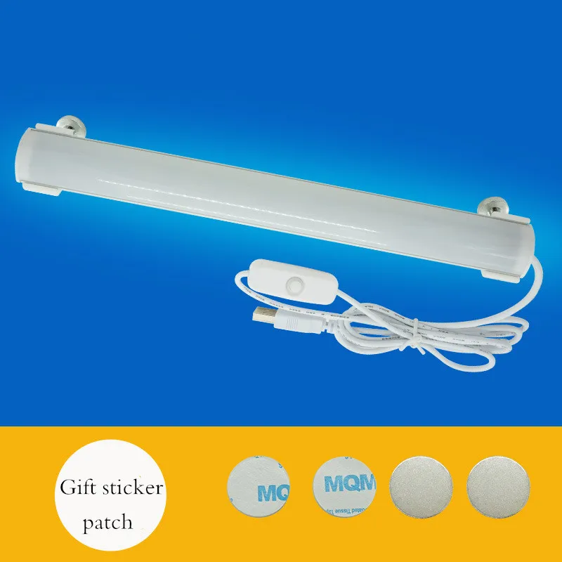 

Cool lamp college dormitory lamp upper berth lighting learning LED nail-free paste wall eye protection lamp