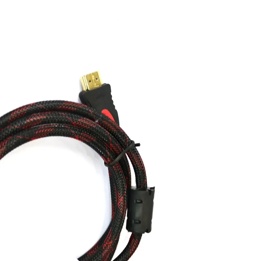 50 шт./лот HDMI к HDMI кабель v1.4 аудио/видео кабель 1,5 м кабель Версия 1,4 Золото 1080P 100 шт./лот бесплатно