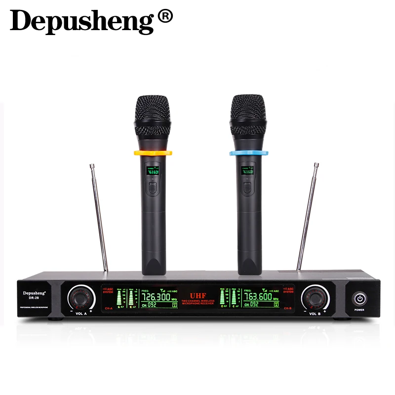 Depusheng VHF беспроводной микрофон системы доступны различные передатчик(ручной, Гусенек, bodaypack Mic