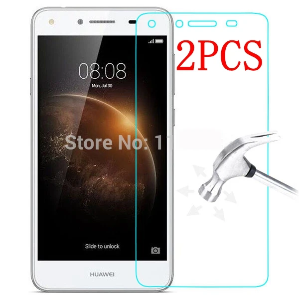 

2PCS Original Tempered Glass For Huawei Y6 II compact Screen Protector Thoughed protective film For Y5II Y5 II Y6 Elite glass