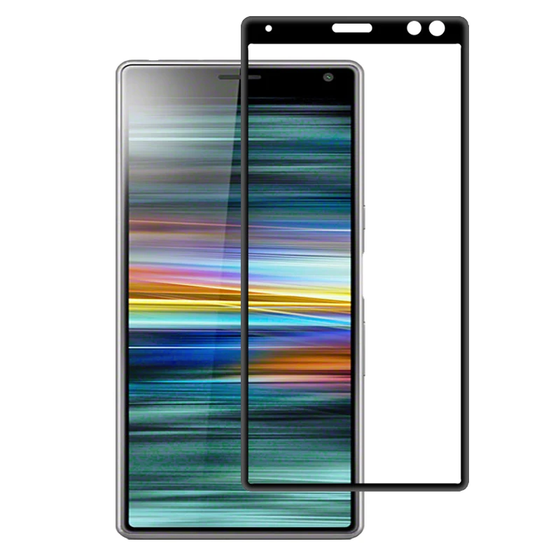 3D закаленное стекло с высоким содержанием алюминия для Sony Xperia 10 Plus полное