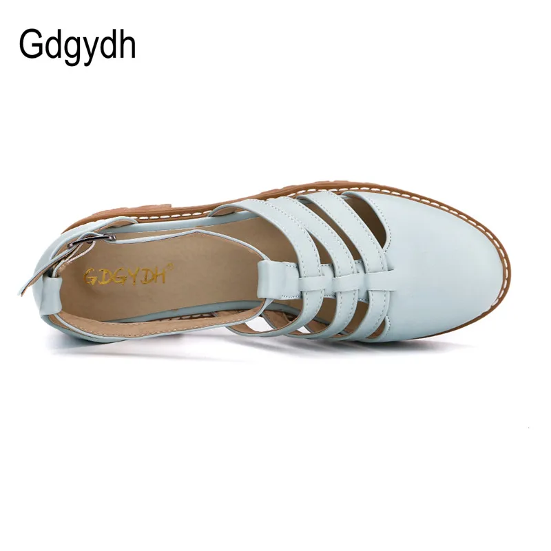 Gdgydh/Лидер продаж 2018 года летние женские босоножки с закрытым носком модные
