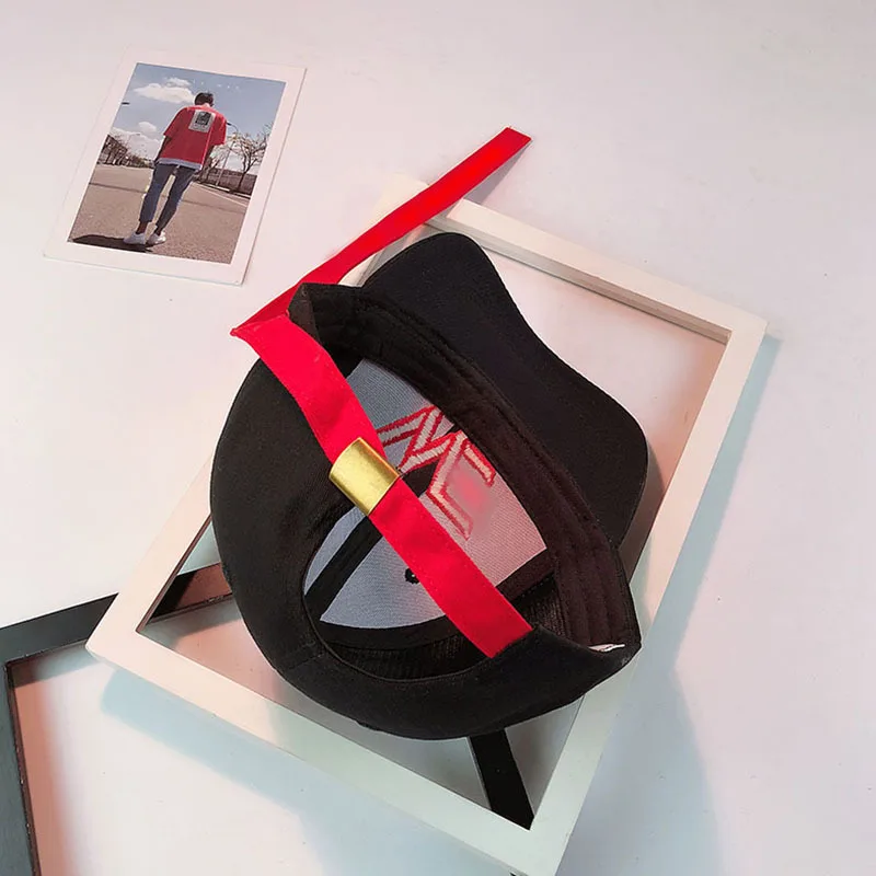 2018 moda BIGBANG Snapback gorras de béisbol escalada mujer hombres Hip Hop punky sólido sombreros Gorros Cappelli Beisbol