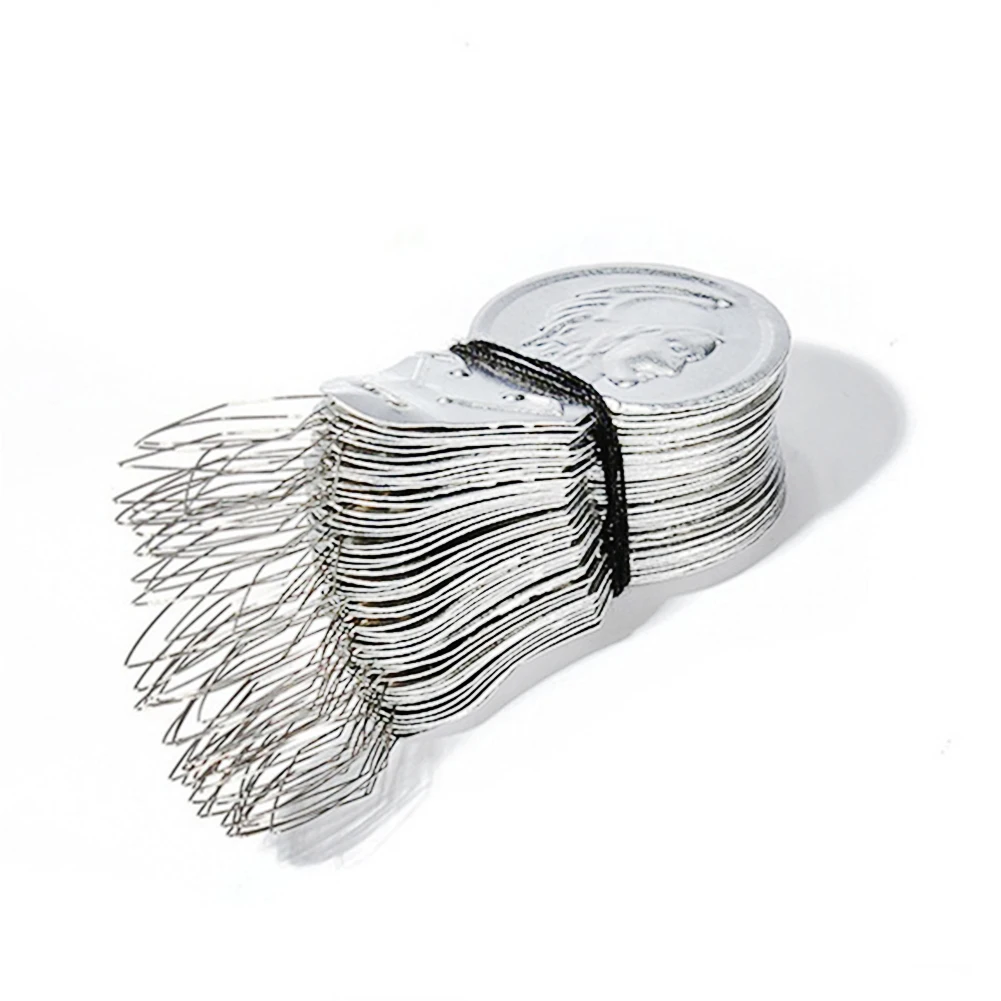 

50pcs Bow Wire Threader For Hand / Sewing Machine Stitch Insertion Tools