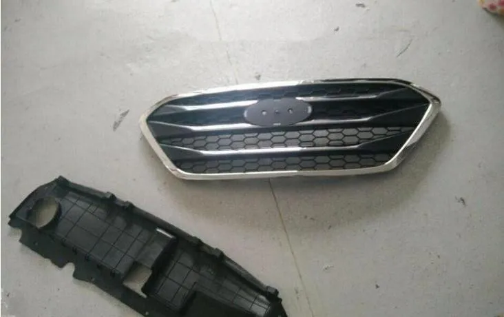 2009 2015 для Hyundai ix35 Высококачественная передняя решетка из АБС хрома