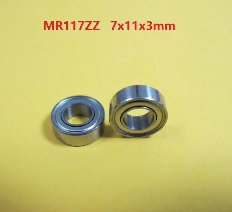 

50pcs/100pcs/500pcs MR117ZZ MR117 ZZ L-1170ZZ 677ZZ Deep Groove Ball Bearing 7x11x3mm double shielded Miniature MR117Z 7*11*3mm