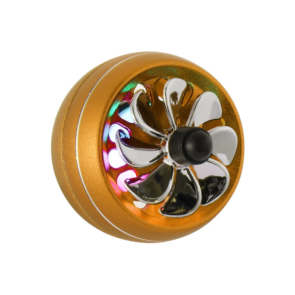 

LED RGB Light Air Force 8 Vent Outlet Perfume Clip Car Propeller Freshener Interior Fragrance