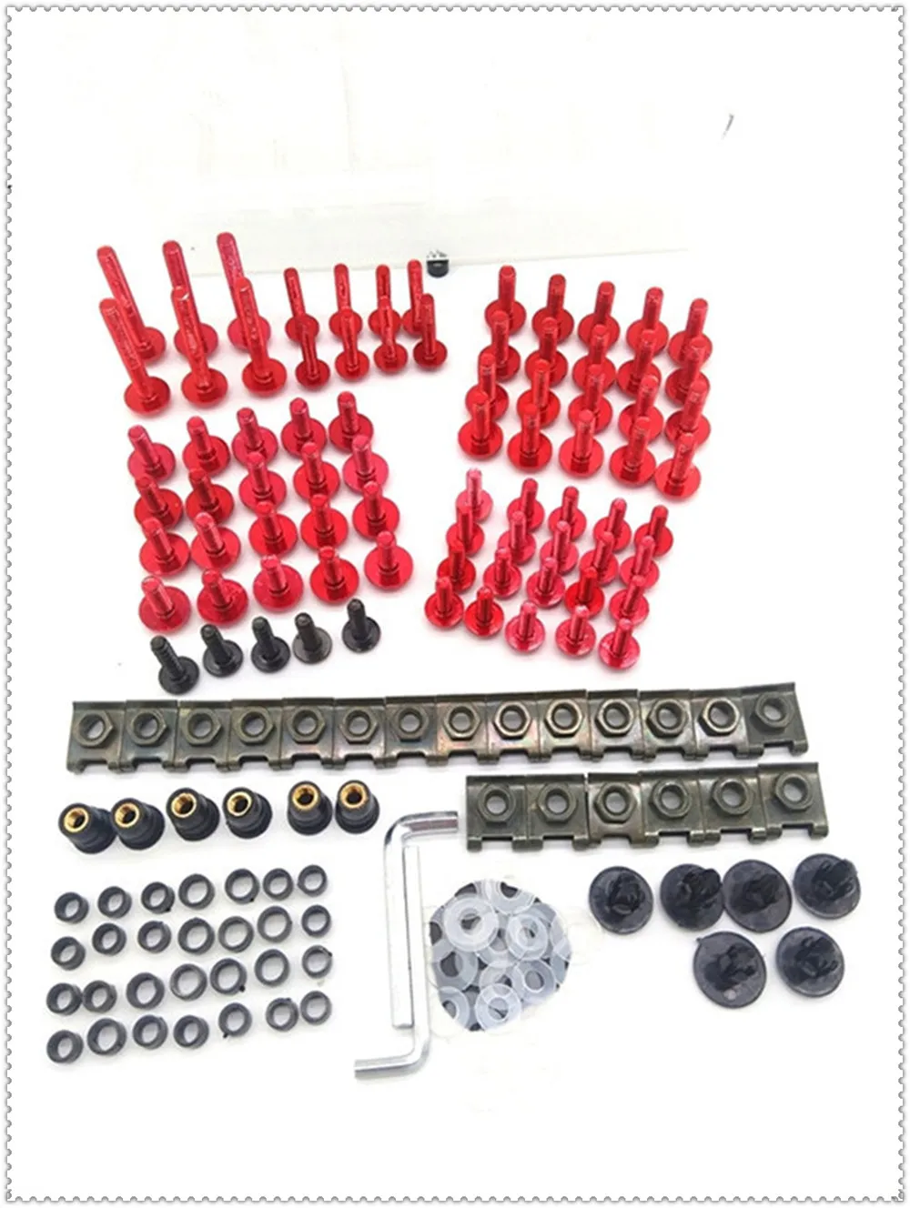 Universal Motorcycle Fastening Windshield Cover Screw Set for Kawasaki NINJA 650R ER6F ER6N VERSYS (650cc) GTR1400 CONCOURS