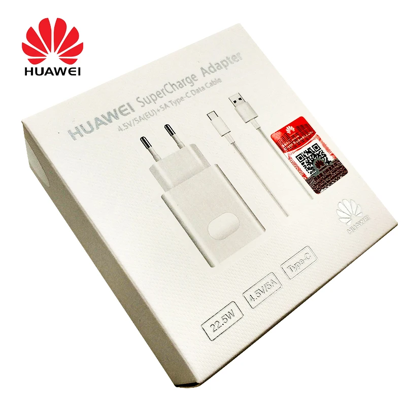 

Original HUAWEI SuperCharge Fast Charger 5A EU Plug Adapter Type C Cable For HUAWEI P9 P10 Plus P20 Pro Mate 9 10 Pro Honor V10