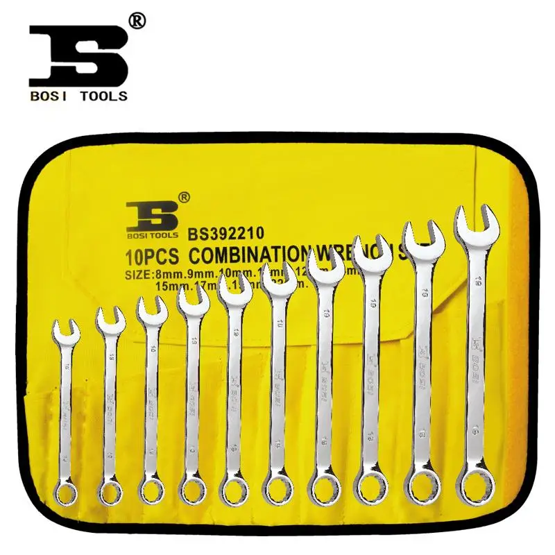 BOSI Hardware tools Persian opening combination wrenches 8 sets of fine suits and combination wrenches BS392208 rasp dremel 2016