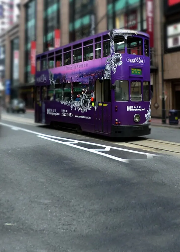 

Street View Bus Photography Backdrops Photo Props Studio Background 5x7ft