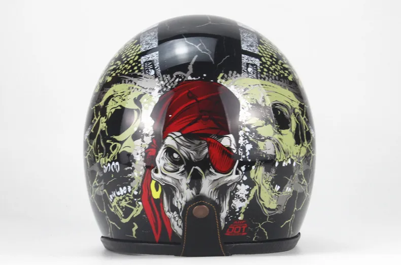 Открытый лицо половина шлем Moto rcycle шлемы Винтаж rbike Casque Casco хорошее качество шлем черный