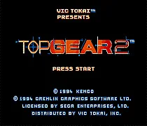 

Top Gear 2 16 Bit Game Card For Sega Mega Drive & Sega Genesis
