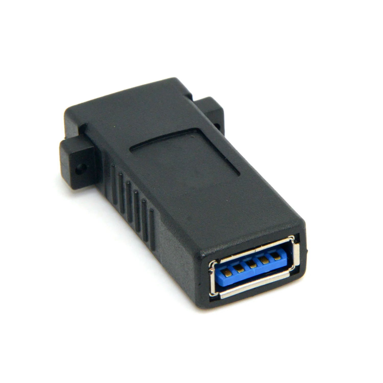 

Chenyang Cable USB 3.0 Female to Female Extension Exteder Coupler Adapter with Panel Mount Holes