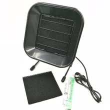 14 W 493 портативный легкоплавкий поглотитель дыма ESD вытяжка для паяльника рабочий вентилятор вентиляция вытяжной+ 2 шт фильтр губка