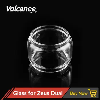

Volcanee Glass Tube Replacement 30 Diameter for Zeus Dual RTA Atomizer E Cigarette Capacity Replacement Glass Vape Tank