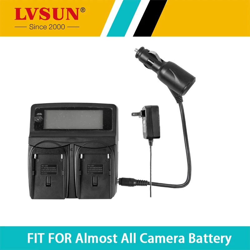 LVSUN DC font b Car b font Universal font b Battery b font Charger for BLS