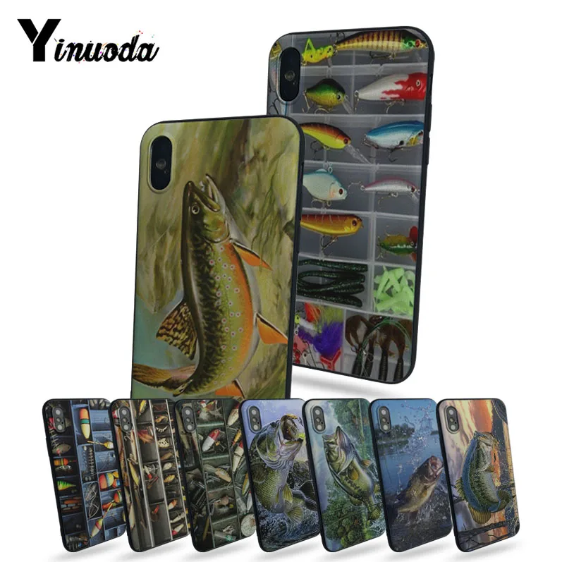 

Yinuoda Fishing gear fish nice phone cases For iphone 6 6s 6plus 6S plus 7 7plus 8 8plus 5 5s 5C Case cover