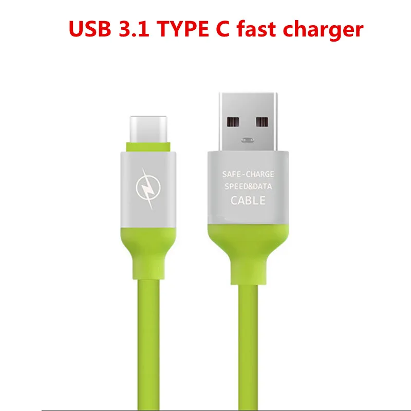 

USB 3.1 Type C Fast Charger Cable 120CM Silicone Data Line For HUAWEI Mate 9 10 Pro P9 P10 Plus P20 pro Honor 8 9 10 Note 10 V10