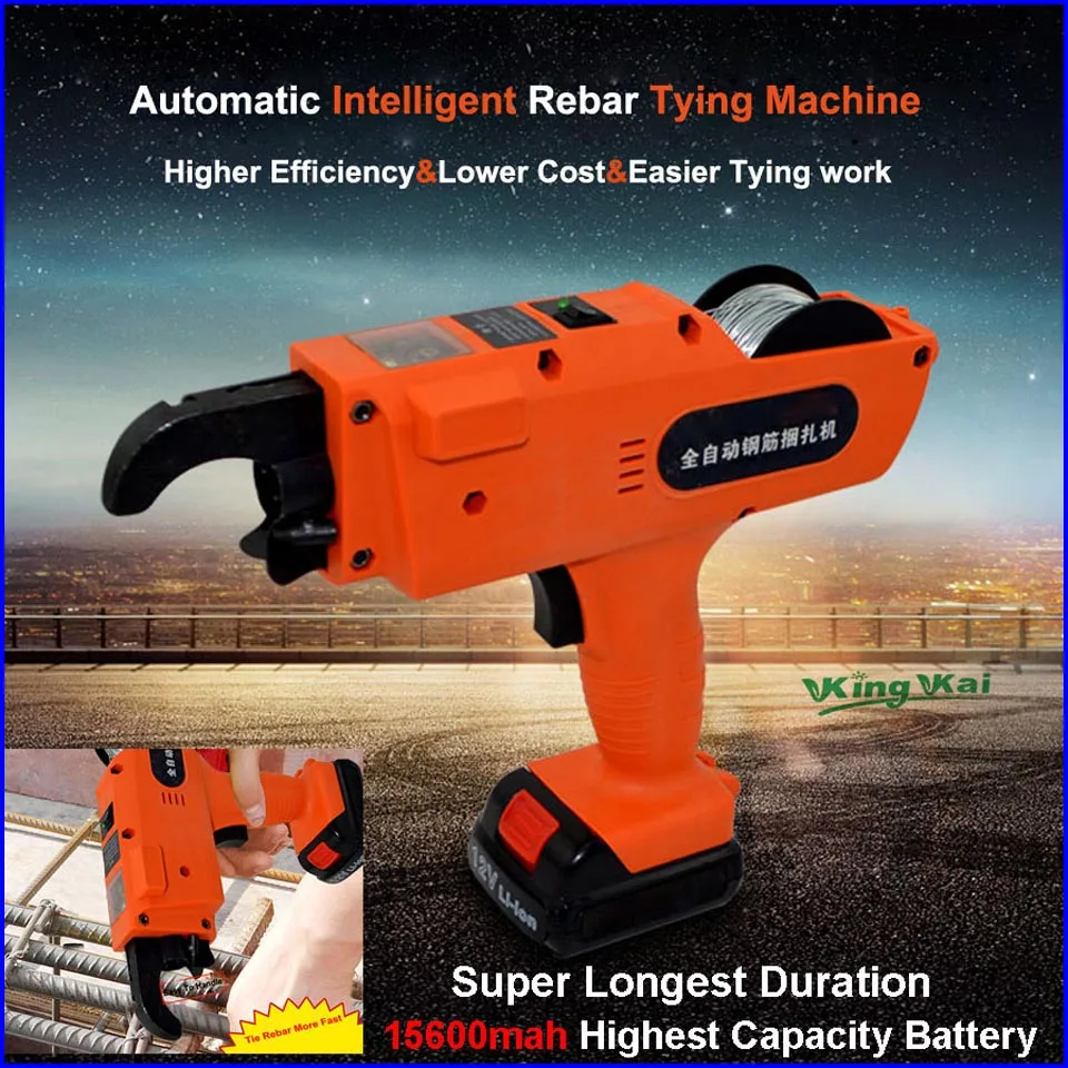 lithium battery cordless Rechargeable Rebar Tying Machine Tool Set-001