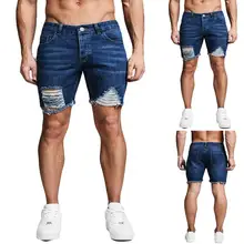 Мужские джинсовые хлопковые шорты с карманами на молнии с несколькими карманами, модные повседневные штаны для фитнеса, спортивные штаны, спортивная одежда J5