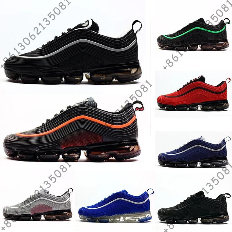 

2018 Undefeated 97 OG Plus Men Running Shoes air Run Black 97s Sports Jogging Walking Maxes Mens Trainers