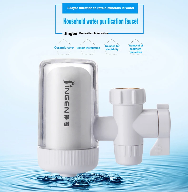 Purificador de agua 5 Layers Faucet Tap Water Purification Filter Sadoun.com