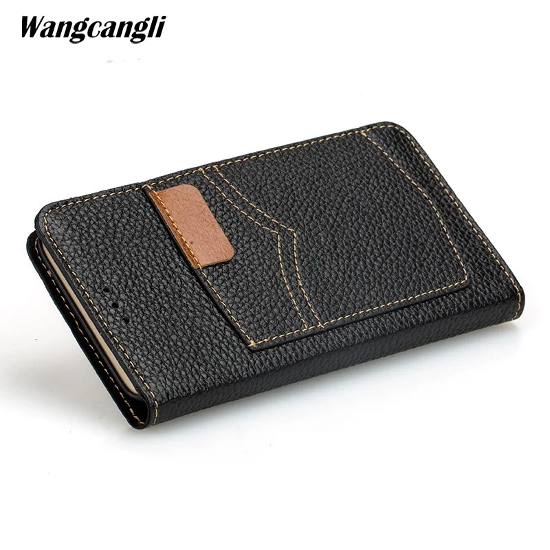 

Business phone case for Nokia x6 Genuine Leather phone case all handmade custom flip cowboy card phone case