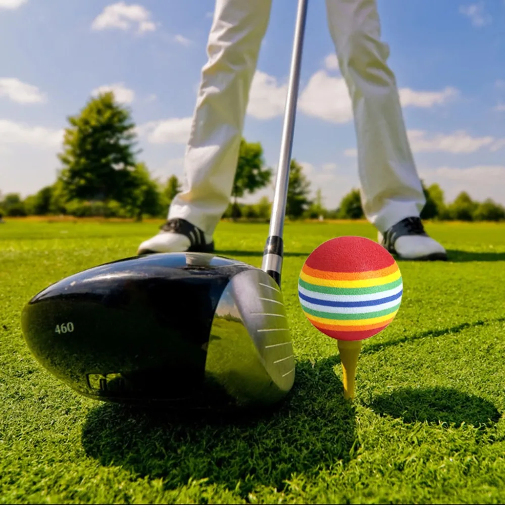 20 шт радужные губки для игры в гольф, мячи для тренировок, диаметр 40 мм