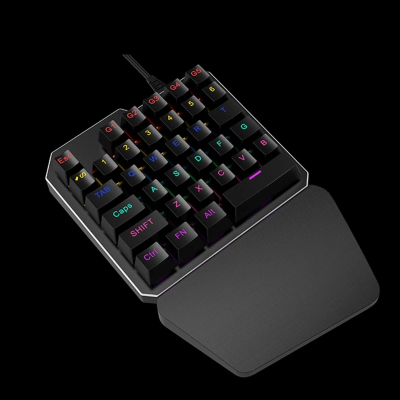 

One-Hand Mechanical Game Keyboard For Profession Player For Windows XP 7 8 10